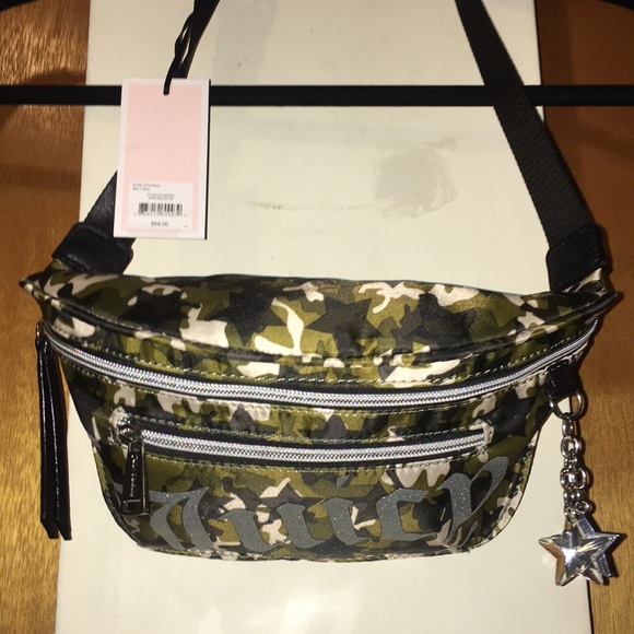 💚 NWT Juicy Couture Star Studded Belt Bag - Picture 7 of 8